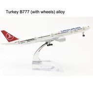 20CM Turkish Airlines Boeing 777 Airplane model Turkey 16CM B777 Plane model Alloy Metal Diecast Air