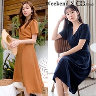 SG LOCAL WEEKEND X OB DESIGN CASUAL WOMEN CLOTHES SHORT SLEEVE V NECK A-LINE LONG MIDI DRESS S-XXXL PLUS SIZE