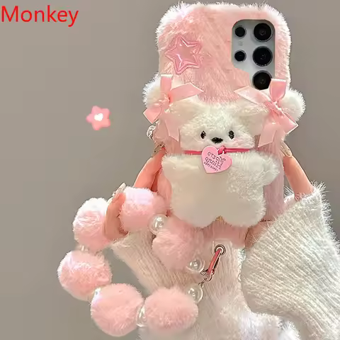 Cute Love Puppy Plush Case For Huawei Y9 Y7 Mate20 Honor 400 200 90 50 20 X9C X8C X7C X7A X8B X6A X6