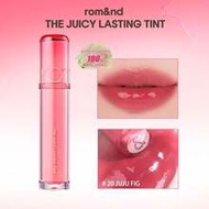 Romand Juicy Lasting Lip Tint 20 JUJU FIG, Jelly-Like Dewy Shine, Glass-Like Glossy, Non-Sticky, Lay
