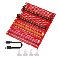 DDR3/4/5 RDIMM/UDIMM Memory Tester with LED Indicator USB C Power Supply Test Button Computer DDR3/4