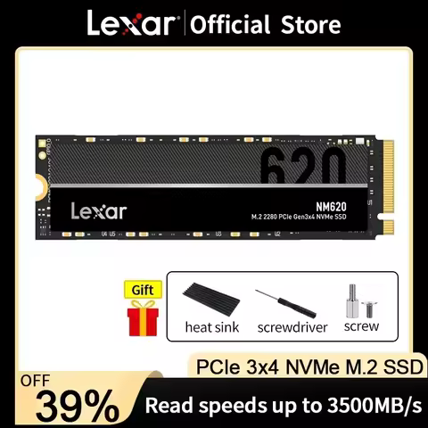 Lexar NM620 SSD M.2 NVME Hard Disk 256GB 512gb 1TB M2 2280 PCIe 3.0 Internal Solid State Drive New S