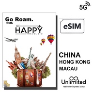 eSIM china, hong kong & macau eSIM