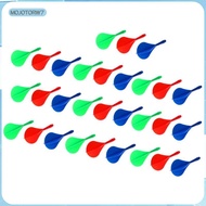 [mojotorw7] 30 Pieces Multicolor Darts Shafts Flights Combo Set Ballon Shaped Flights