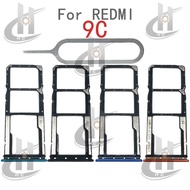 For Redmi 9C Sim Card Tray Slot Holder Card Holder Reader SD Slot Adapter Replacement Parts