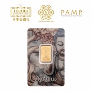 TURBO [5G] PAMP The Buddha Gold Bar 9999Gold