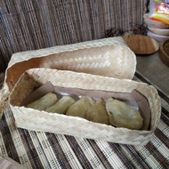 (B022) Besek Panjang 22x8|Hampers|Hantaran|Parsel|Lebaran|Hadiah|Kado|Kemasan|Wadah|Makanan|Hanatan-