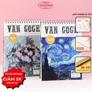 VANGOGH Sketchbook 200gsm, Van Gogh Sketchbook 60 Pages Unbleached Paper AB109/110