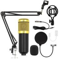 BM800 ไมค์อัดเสียง ไมค์ คอนเดนเซอร์ (Pro Condenser Microphone BM800) พร้อม ขาตั้งไมค์โครโฟน และอุปกร