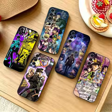 JoJos Bizarre Adventure Retro Phone Case For Samsung S26,S25,S24,S21,S22,S23,S30,Ultra,S20,Plus,Fe,L