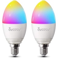 WiFi Smart Bulb E14 Alexa Light Candle Bulbs 5W 2800K Warm White RGBW 
Colour Dimmable Works with Al