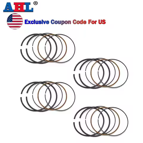 4 Set Motorcycle Engine Parts Bore Size 49mm Piston Rings For KAWASAKI ZR250 BALIUS ZR 250 1989-1996
