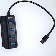 Sale Terbatas!!! Jual Usb 4 Port Hub 3.0 High Speed - Ecle Original