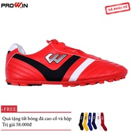 Soccer Shoes, Prowin FK03 Red Soccer Shoes - Free high-top soccer socks - FK03.Red