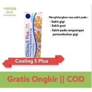 cooling 5 plus / obat sakit gigi semprot / cooling five / obat