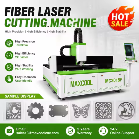 Industrial CNC Laser Cutting Machine Automatic Fiber Laser Cutter 1530 Size Metal Plate Cutting CS S