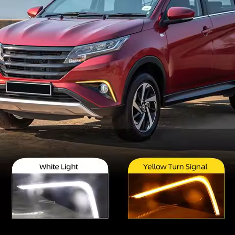 CSCSNL 2Pcs LED Daytime Running Light For Toyota Rush 2018 2019 2020 Car Accessories Waterproof 12V 