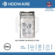 DELL 1TB 7.2K 6Gbps SATA 2.5 HDD // 31N08 // 031N08 // ST1000NX0423 // 1VE100-136