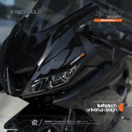 Turbo Tech Embossed Sticker | Turbo Tech Emblem Sticker