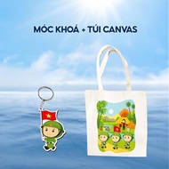 [HÀNG TẶNG - GIFT] COMBO QUÀ TẶNG CHO BÀN CHẢI ĐIỆN TĂM NƯỚC BRUSHIE Sale Tháng 9: 1 Túi vảo canvas 