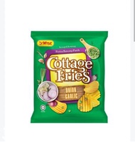 威斯比洋葱蒜蓉味波浪薯片50g (Wise Cottage Fries Onion & Garlic Flavour)