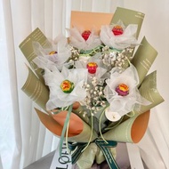 棒棒糖花束 乾燥花束 婚禮小物 生日派對