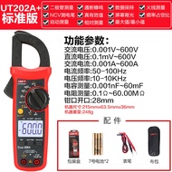 Uni-T ออสซิลโลสโคปแคลมป์มิเตอร์ UT201 202A 203 AC/DC 200A UT204 มัลติมิเตอร์เครื่องมือฮาร์ดแวร์ไฟฟ้า