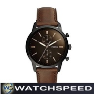 Fossil FS5437 Townsman Chronograph Brown Leather Men s Watch