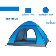 Automatic Outdoor Foldable Camping Tent In 2 Seconds (1-2person, 2-3person, Dan 3-4persons Tent)