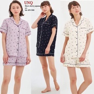 Asristore8 Set Piyama GU by UNIQLO Satin Pajamas Motif Cherry