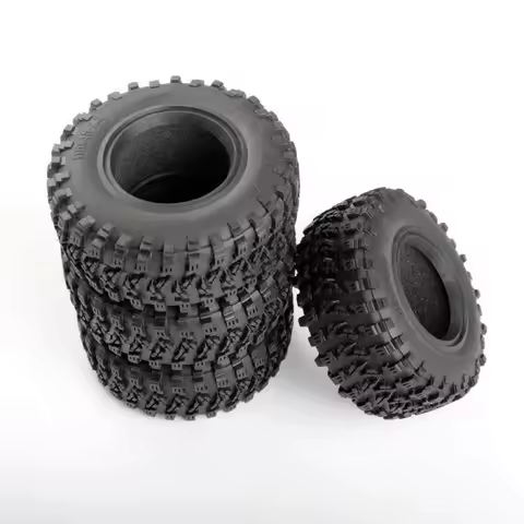 4PCS 115MM 2.2 Rubber Big Tires Wheel Tyres for 1/10 Scale RC Crawler Car Axial Wraith SCX10 Capra T