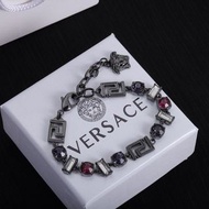 Versace 黑色彩鑽手鍊｜原裝盒/紙袋/卡紙/塵袋齊全｜順豐包郵
