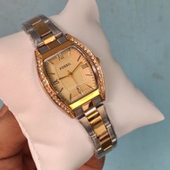 Sale! Original Fossil ES3119 Stoned Diamond Day Display Vintage Classic Analog Non-Tarnish Actual Pi