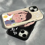 Cute Cartoon Selfie Boy Pattern Phone Case Compatible for IPhone11 12 13 14 15 Pro Max 7 8 Plus X XR XS MAX SE 2020 Luxury Soft Shockproof Case