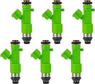 Vphix 6PCS Fuel Injectors Compatible with Nissan GTR 2009-2021, 3.8L, Replace# FJ1599, 1660038B0A