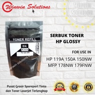 Serbuk Toner Refill 35gram HP 119A 150A 150NW MFP 178NW 179FNW Black