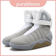 Breathable High Top Basketball Shoes For Men With Stylish Led Lights Charging And Feature