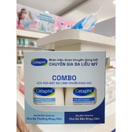 Cetaphil Combo sữa rửa mặt dịu nhẹ chuẩn khoa học Gentle Skin Cleanser 125ml + Oily skin Cleanser 1