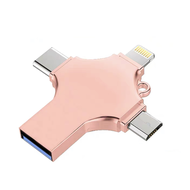 OTG USBแฟลชไดรฟ์ 512GB 1TB 2TB แท่งUSBสำคัญสำหรับiPhone 15/14/13/12/11/X/8 Plus/8/7/6/5 Type-C USBหน