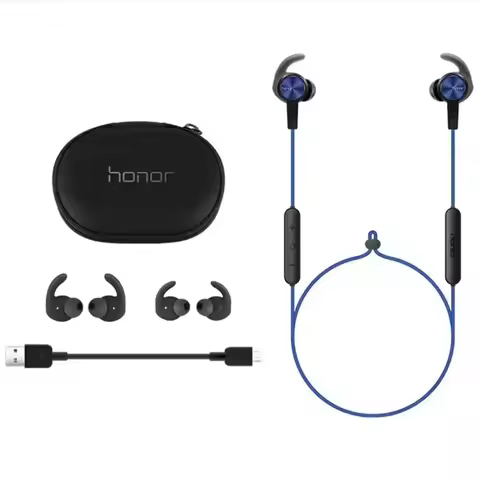 New Honor xsport AM61 Earphone Bluetooth Wireless connection with Mic In-Ear style Charge easy heads