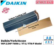 Koil Penyejukan Dalaman // DAIKIN INDOOR COOLING COIL 1HP 1.5HP 2HP 2.5HP YWM10L YWM15L YWM20L YWM25