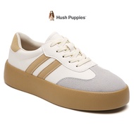 Hush Puppies รองเท้าผู้หญิง รุ่น HP IWCFS9315T สีกากี รองเท้าหนังแท้ รองเท้าผ้าใบแบบสวม Women Sneake