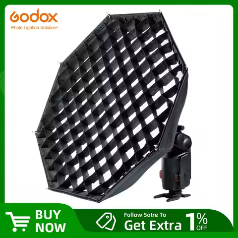 Godox AD-S7 Multifunctional Soft Box Octagonal Honeycomb Grid Umbrella Softbox for WITSTRO Flash Spe