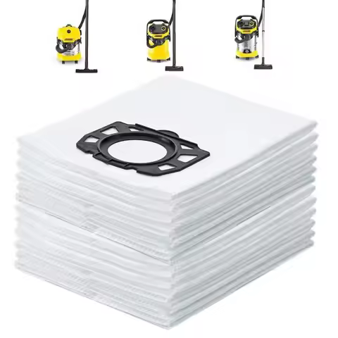 10pcs Vacuum Cleaner Dust Bag for Karcher WD4 WD5 WD6 WD5P WD6P MV4 MV5 MV6 2.863-006.0 Wet&Dry Dust