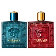 ⚡⚡💯%(Ori SG) 2 Pcs Combo (Eros EDT Men 100 ml +Eros Flame Men 100 ml)