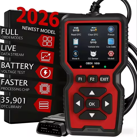 Advanced OBD2 Scanning Diagnostic Tool | Professional Engine Code Reader And Reset | Real-Time Data 