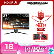 KOORUI 27E1QA (Powered by HKC) VA QHD Planar 144Hz // 27E6QC VA QHD Curved Monitor R1800 144Hz // 27