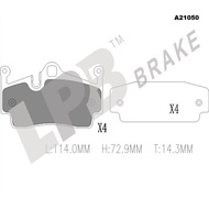LPB Brake pad ReaR NA21050Porsche Boxster (987) 2.9 09'-11',Cayman (987) 2.7 06'-09',Boxster (987) 3