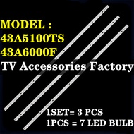 43A5100TS 43A6000F HISENSE 43" TV LED BACKLIGHT(LAMP TV) HISENSE 43 INCH LED TV BACKLIGHT 43A5100 43