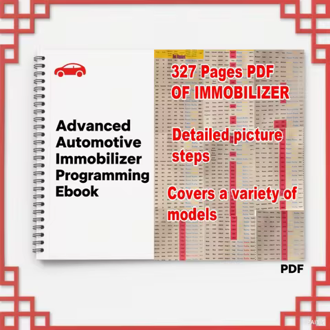 2025 Advanced IMMO BOOK Automotive Immobilizer Programming 327 Pages PDF - Diagnose Repair Car Contr